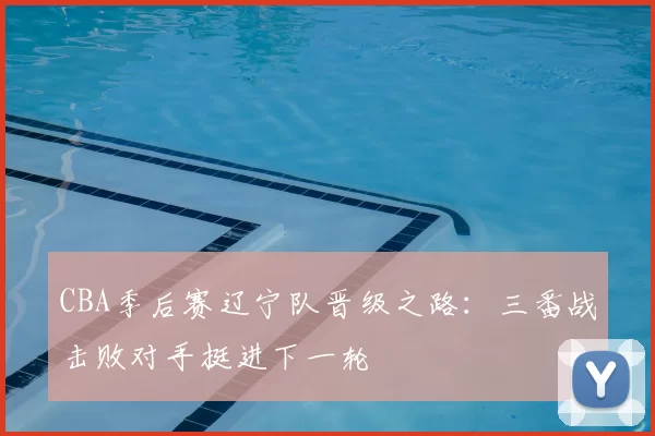 CBA季后赛辽宁队晋级之路：三番战击败对手挺进下一轮